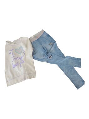 SO Brand Jeggings Outfit Size 14 Sequined Patches